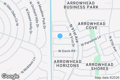 Map image of the property - 9215 W Sandra Terrace
