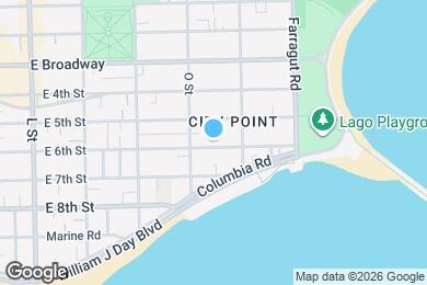 Map image of the property - 802 E 6th St