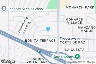 Map image of the property - 11640 Mocho Pl NE