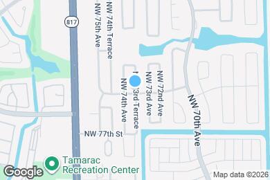 Map image of the property - 7907 NW 73rd Ter