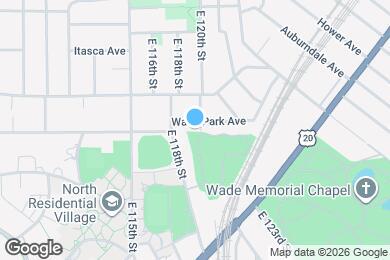 Map image of the property - 1544 E 120th St