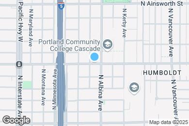 Map image of the property - 822 N Killingsworth St