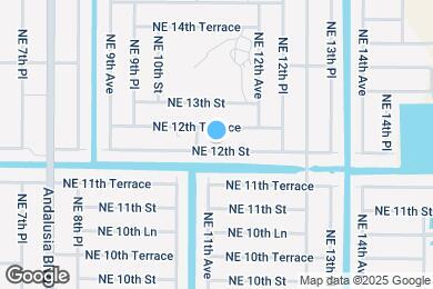 Map image of the property - 1105 NE 12th St