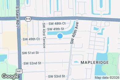 Map image of the property - 4156 SW 49th Ct