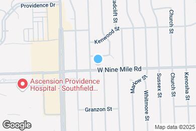Map image of the property - 15226 W 9 Mile Rd
