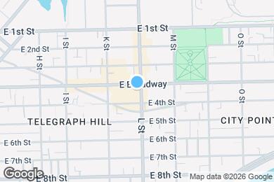 Map image of the property - 749 E Broadway
