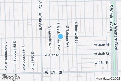 Map image of the property - 4511 S Washtenaw Ave