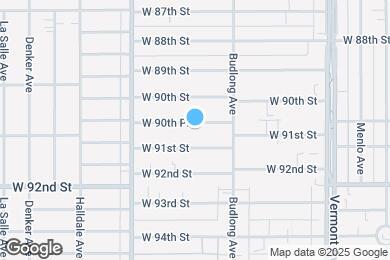 Map image of the property - 1236 W 90th Pl