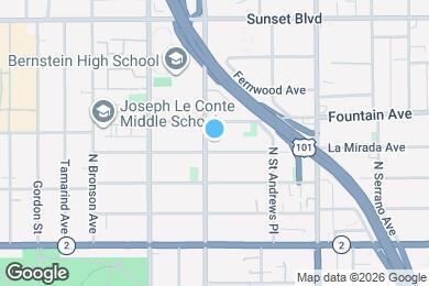 Map image of the property - 5667 La Mirada Ave