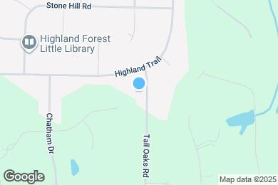 Map image of the property - 615 Tall Oaks Rd