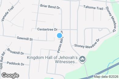 Map image of the property - 1918 Pecan Ridge Dr