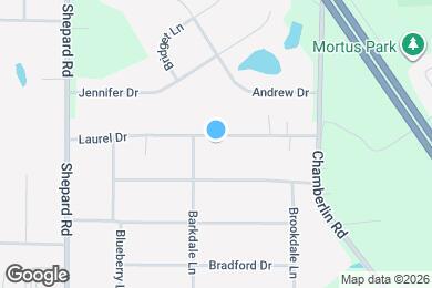 Map image of the property - 1428 Laurel Dr