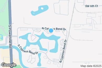 Map image of the property - 2222 N Cypress Bend Dr