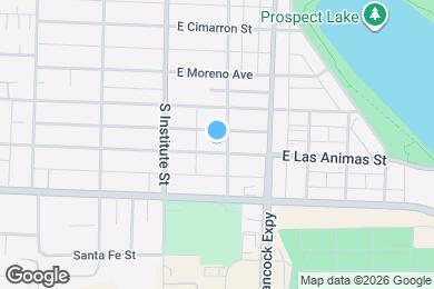 Map image of the property - 942 E Las Animas St