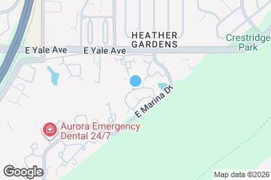 Map image of the property - 14241 E Marina Dr