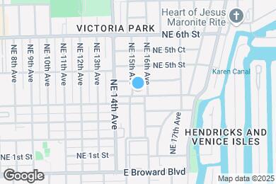 Map image of the property - 416 NE 15th Ave