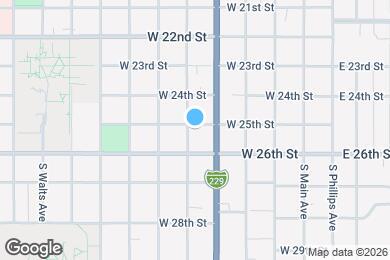 Map image of the property - 509 W 25th St