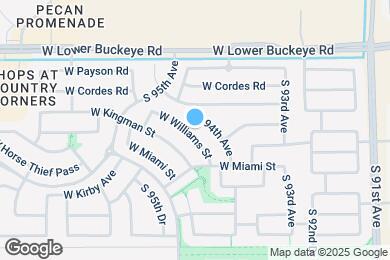 Map image of the property - 9534 W Williams St
