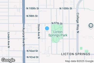 Map image of the property - 9526 Interlake Ave N