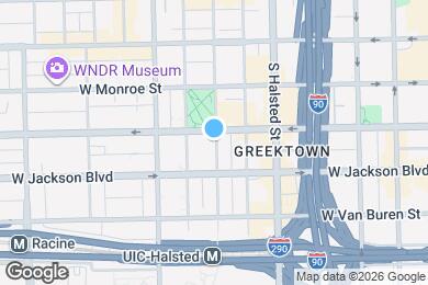 Map image of the property - 224 S Peoria St