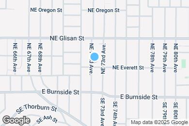 Map image of the property - 314 NE 72nd Ave