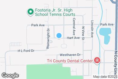 Map image of the property - 711 Hart Ave