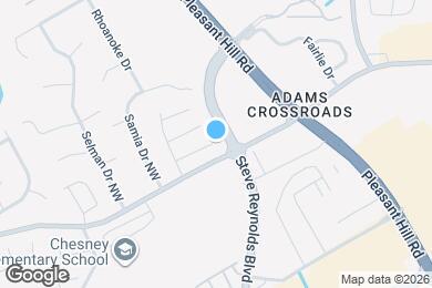 Map image of the property - 3592 Gainesway Trace