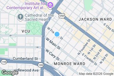 Map image of the property - 311 W Franklin St