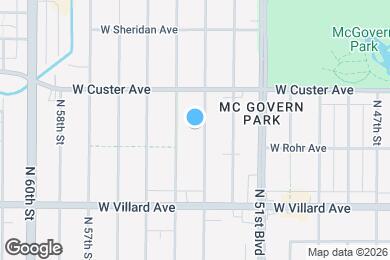 Map image of the property - 5321 N 53rd St