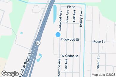 Map image of the property - 1001 Redwood Ave