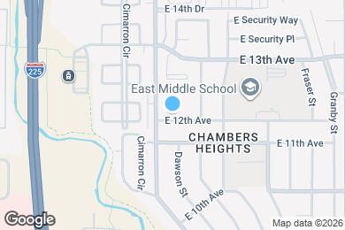 Map image of the property - 14517 E 12th Ave