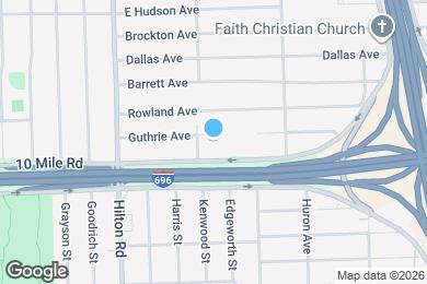 Map image of the property - 2014 Guthrie Ave