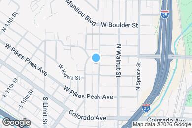 Map image of the property - 120 N Chestnut St