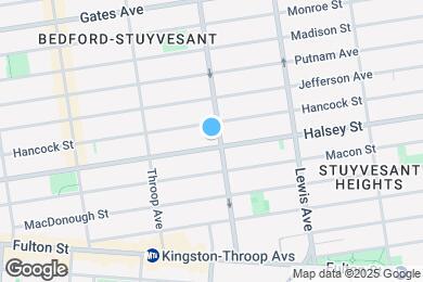 Map image of the property - 357 Halsey St