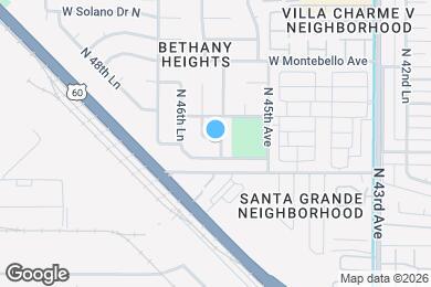 Map image of the property - 4603 W Luke Ave