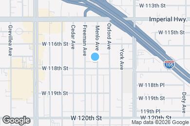 Map image of the property - 11715 Menlo Ave