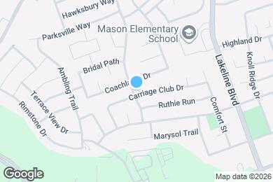 Map image of the property - 1919 Carriage Club Dr