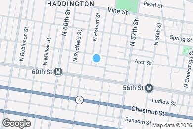 Map image of the property - 5823 Filbert St