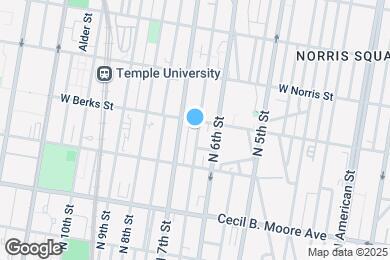 Map image of the property - 1852 N Marshall St