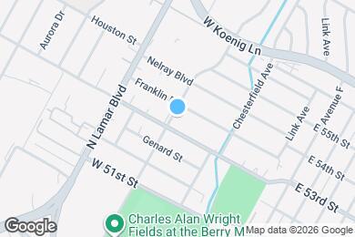 Map image of the property - 5305 Guadalupe St