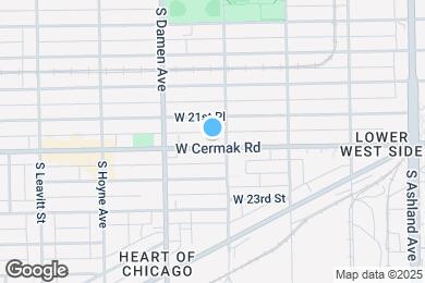 Map image of the property - 1910 W Cermak Rd