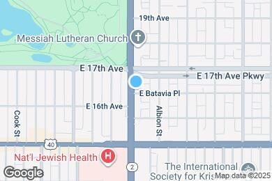 Map image of the property - 1658 Colorado Blvd