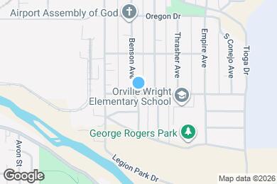 Map image of the property - 750 Benson Ave