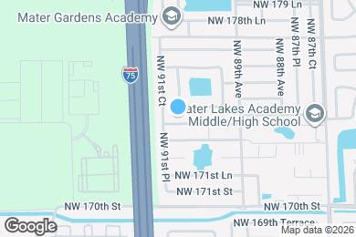 Map image of the property - 9043 NW 174th St