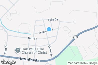 Map image of the property - 1003 Oleander Dr