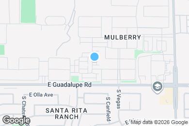Map image of the property - 2713 S Valle Verde