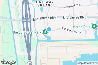 Map image of the property - 3527 Bayou Forest Dr