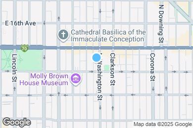 Map image of the property - 1425 N Washington St