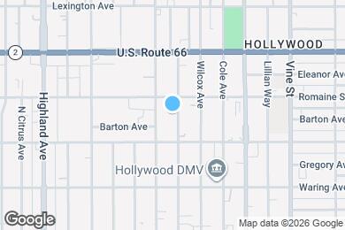 Map image of the property - 935 N Hudson Ave