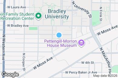 Map image of the property - 1405 W Barker Ave